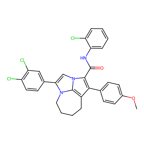 C30H24Cl3N3O2 structure