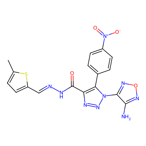 C17H13N9O4S structure