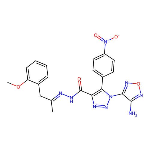 C21H19N9O5 structure