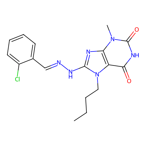C17H19ClN6O2 structure