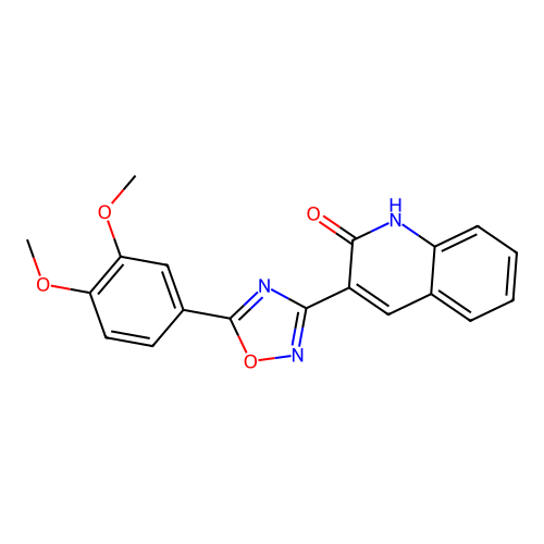 3-(5-(3,4-Dimethoxyphenyl)-1,2,4-oxadiazol-3-yl)quinolin-2-ol structure