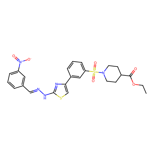 C24H25N5O6S2 structure