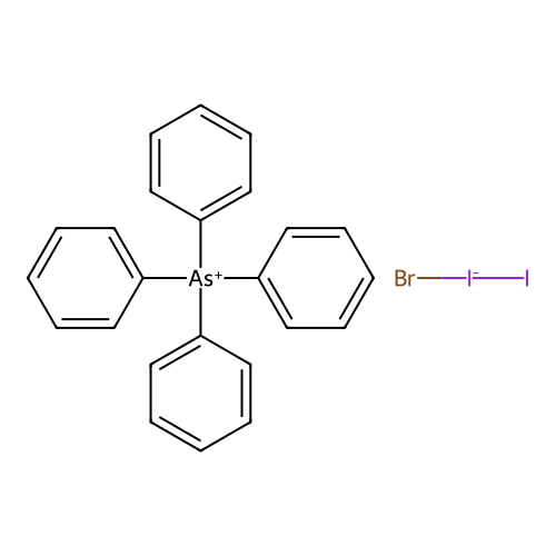Chemical Compound (C24H20AsBrI2) structure