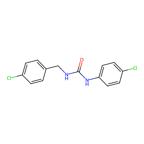 1-(4-Chloro-benzyl)-3-(4-chloro-phenyl)-urea structure