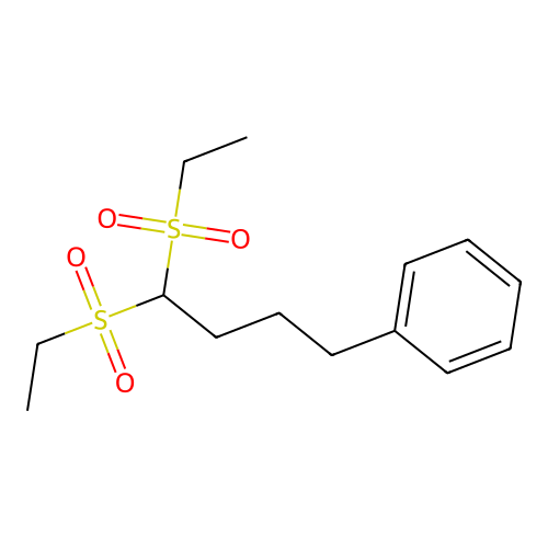 4,4-Bis(ethylsulfonyl)butylbenzene structure