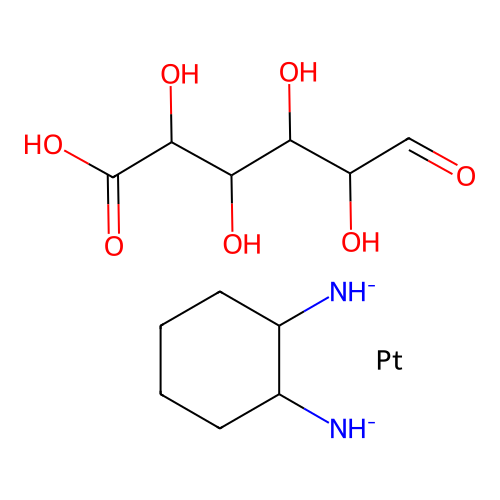 D-Glucuronic acid, platinum complex structure