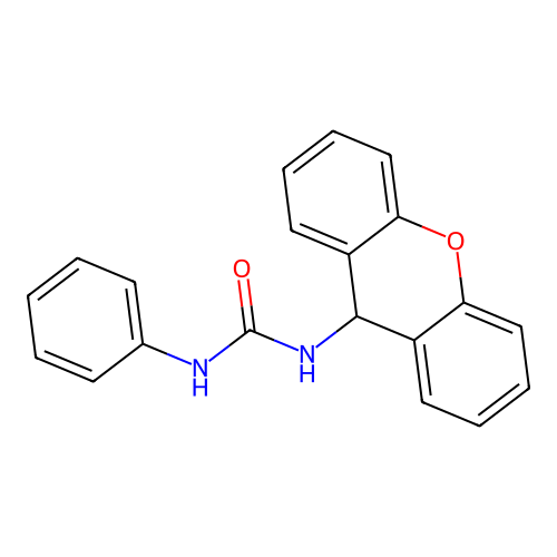 1-Phenyl-3-(9h-xanthen-9-yl)urea structure