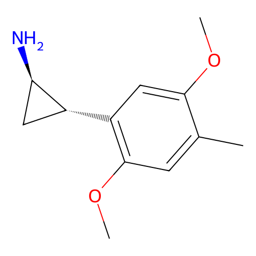 2-(2,5-Dimethoxy-4-methylphenyl)cyclopropylamine structure