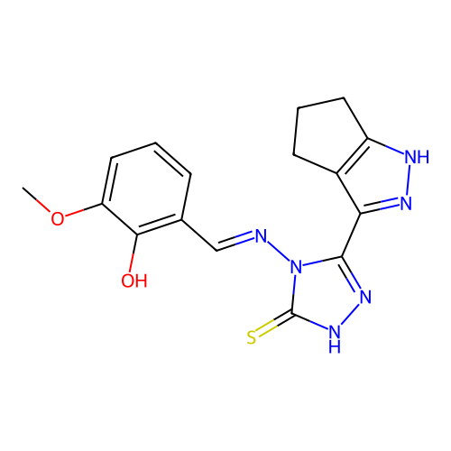 Chemical Compound (C16H16N6O2S) structure