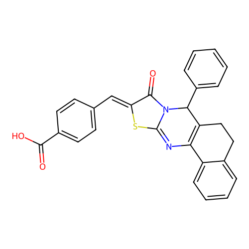 C28H20N2O3S structure