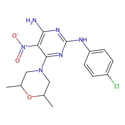 C16H19ClN6O3 structure