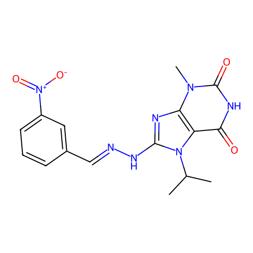 C16H17N7O4 structure