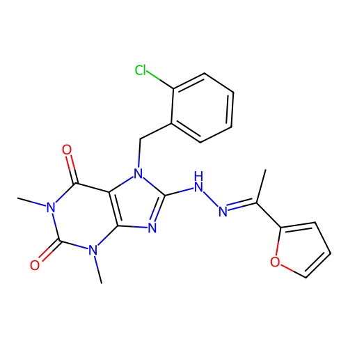 C20H19ClN6O3 structure