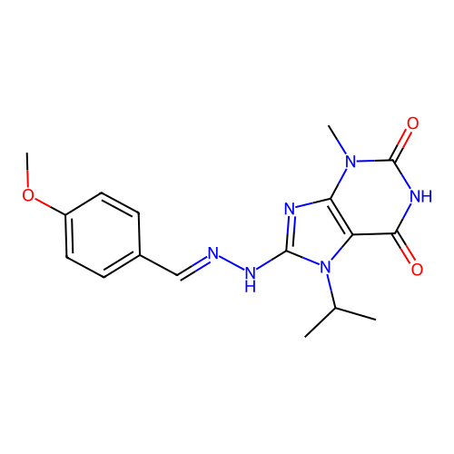 C17H20N6O3 structure