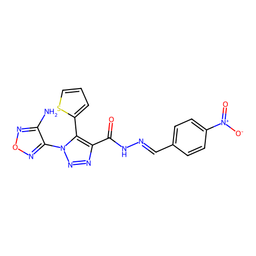 C16H11N9O4S structure