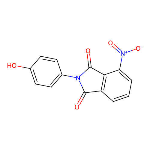 4-(3-Nitrophthalimidyl)-phenol structure