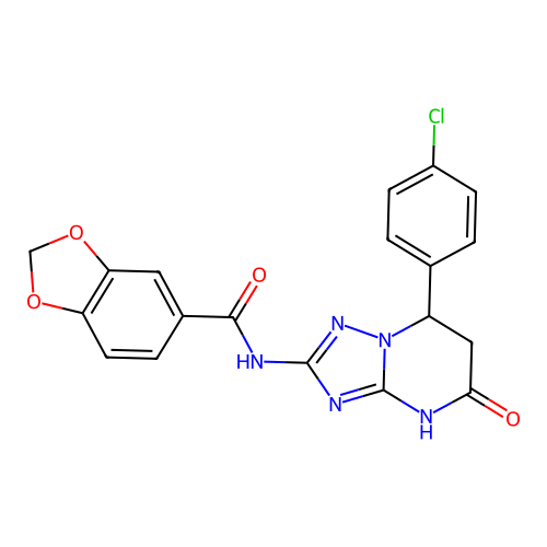 C19H14ClN5O4 structure