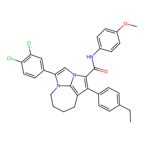 C32H29Cl2N3O2 structure