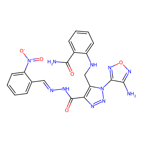 C20H17N11O5 structure