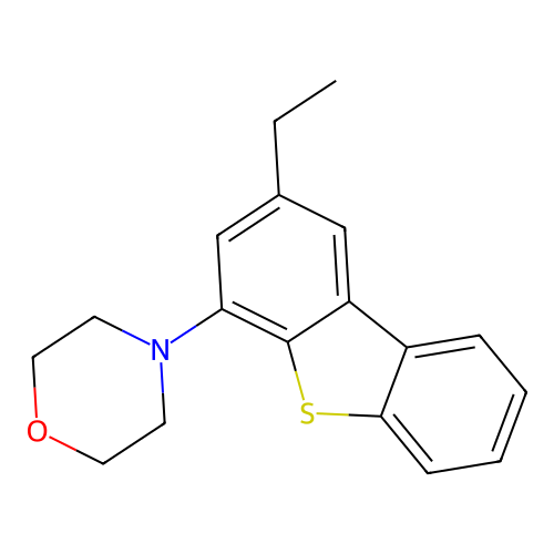 4-(2-Ethyldibenzothiophen-4-yl)morpholine structure