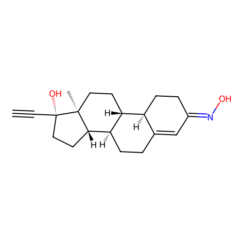 Norethisterone-3-oxime structure