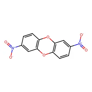 2,7-Dinitrodibenzo-p-dioxin structure