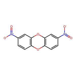 2,8-Dinitrodibenzo-p-dioxin structure