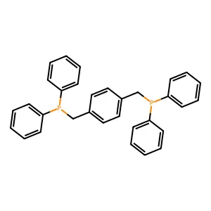 Phosphine, [1,4-phenylenebis(methylene)]bis[diphenyl- structure