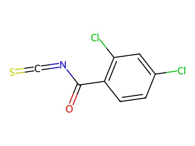 2,4-Dichlorobenzoyl isothiocyanate structure