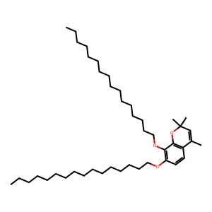 7,8-Dihexadecoxy-2,2,4-trimethylchromene structure