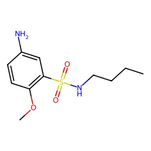 5-氨基-N-丁基-2-甲氧基苯磺酰胺 structure