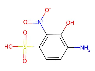 3-Hydroxy-2-nitrosulphanilic acid structure