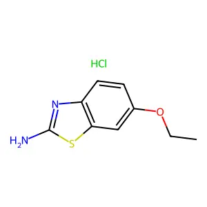 6-Ethoxybenzothiazol-2-amine monohydrochloride structure