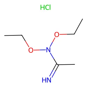 N,N-Diethoxyacetamidine monohydrochloride structure