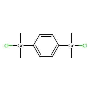 (1,4-Phenylene)bis[chloro(dimethyl)germane] structure
