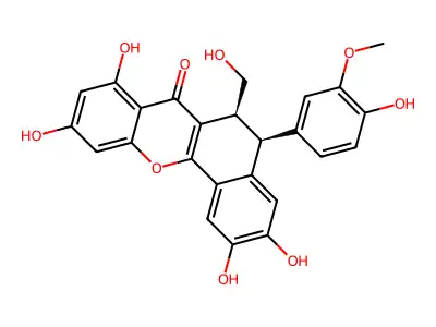 Neohydnocarpin structure