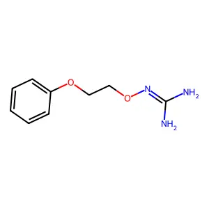 Guanidine, (2-phenoxyethoxy)- structure