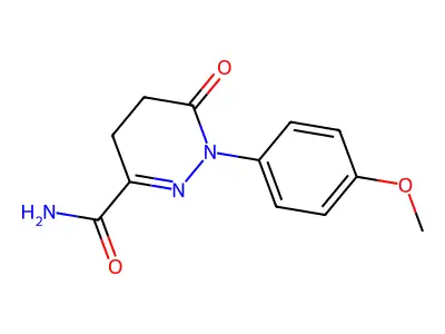 N-(4-methoxyphenyl)-6-oxo-4,5-dihydro-1H-pyridazine-3-carboxamide structure
