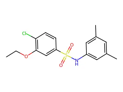 4-chloro-N-(3,5-dimethylphenyl)-3-ethoxybenzenesulfonamide structure