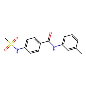 4-(methanesulfonamido)-N-(3-methylphenyl)benzamide structure