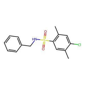 [(4-Chloro-2,5-dimethylphenyl)sulfonyl]benzylamine structure