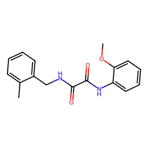 N1-(2-methoxyphenyl)-N2-(2-methylbenzyl)oxalamide structure