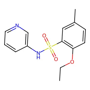 2-ethoxy-5-methyl-N-pyridin-3-ylbenzenesulfonamide structure