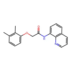 2-(2,3-dimethylphenoxy)-N-(quinolin-8-yl)acetamide structure
