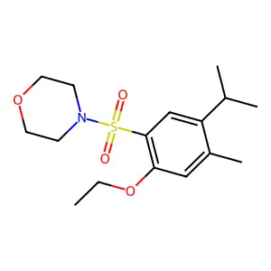 4-[(2-Ethoxy-5-isopropyl-4-methylphenyl)sulfonyl]morpholine structure