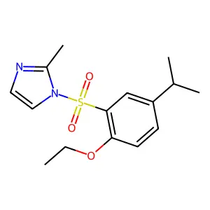 1-((2-ethoxy-5-isopropylphenyl)sulfonyl)-2-methyl-1H-imidazole structure