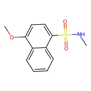 4-methoxy-N-methylnaphthalene-1-sulfonamide structure