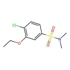 [(4-Chloro-3-ethoxyphenyl)sulfonyl]dimethylamine structure