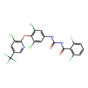 氟啶脲 structure