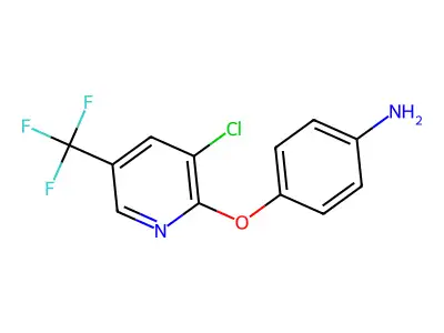 4-{[3-Chloro-5-(trifluoromethyl)pyridin-2-yl]oxy}aniline structure